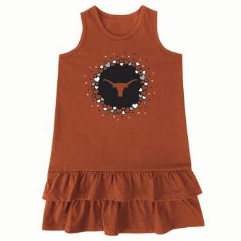 NCAA Texas Longhorns Toddler Girls' Ruffle Dress