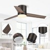 Parrot Uncle 48" Modern LED Flush Mount Ceiling Fan with Light and Remote - 2 of 4