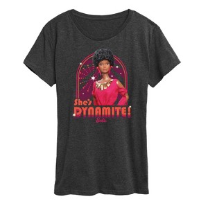 Women's - Barbie - Shes Dynamite Short Sleeve Graphic T-Shirt - 1 of 4