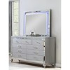 Sterling Mirror Framed LED Mirror Made With Wood in Silver Color same as G150108487(INCLUDES ONLY MIRROR) (NJ inventory) - 4 of 4