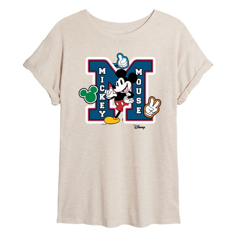 Women's - Disney - Mickey Mouse Oversized Graphic T-Shirt - image 1 of 4