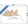 Trends International Disney Simple Moments Line Art - Pluto Framed Wall Poster Prints - 3 of 4