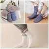 FURNIinspire 6 Pairs Fluffy Fuzzy Sock Plush Sleeping Slipper Socks Soft Warm Fabric Socks Warm Cozy Gifts for Women, Multicolored, 7.8"*6.24"*1.95" - 2 of 4