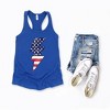 Simply Sage Market Women's America Lightning Bolt Racerback Graphic Tank - 3 of 3