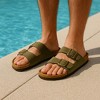 CUSHIONAIRE Men's Lane Cork Footbed Sandal with +Comfort,  Arch Support, Adjustable Straps, Casual Summer Footwear - 3 of 4