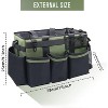 Wearable Cleaning Caddy Organizer with Handle & Shoulder Straps, Tool Bag with 4 Foldable Dividers for Under Sink & Car Cleaning - 2 of 4