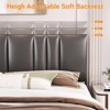 Aheaplus Headboards with LED Light, Height Adjustable Bed Frame with Headboard - 3 of 4