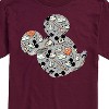 Men's - Disney - Mickey Pattern Silhouette Short Sleeve Graphic T-Shirt - 2 of 4