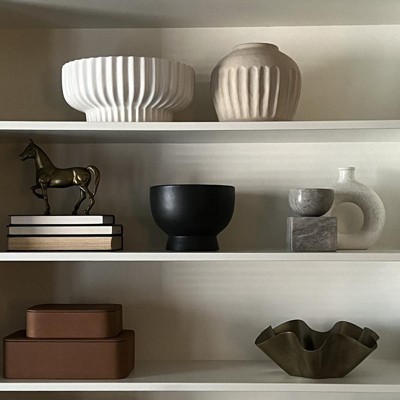 Small Ceramic Rustic Artisan Vase - Threshold™ : Target