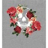 Natural World Skull & Roses Long Sleeve Adult Hooded Sweatshirt - 2 of 3