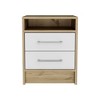 NicBex Superior Top Nightstand with 2 Drawers Modern Bedside Table End Table for Living Room, Bedroom, Study - 3 of 4