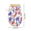Unique Bargains Double Side Elastic Shower Gloves 8.35"×5.31" 1 Pc - 3 of 3