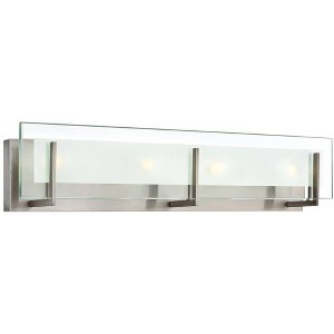 Hinkley Latitude 26" Wide Brushed Nickel Modern Bathroom Vanity Light - 1 of 4
