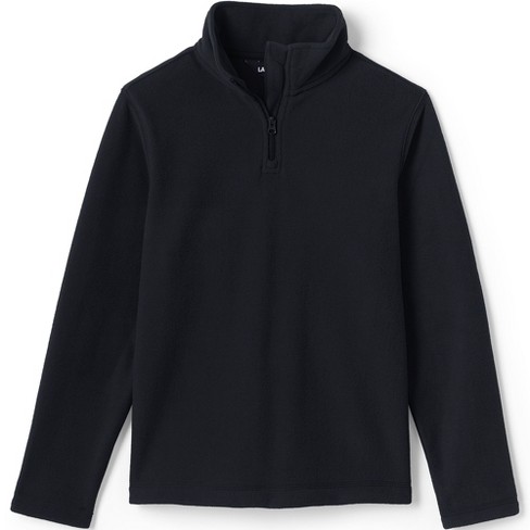 Lands' End School Uniform Kids Lightweight Fleece Quarter Zip Pullover - image 1 of 2