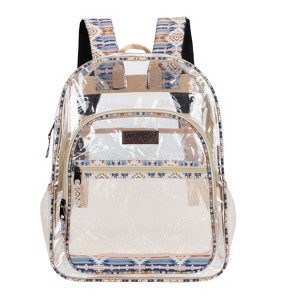 Wrangler Dome Clear Backpack, Water-Resistant Durable Clear Bags,  See Thru Bag for Casual Use, Stadiums, Concerts, School - 1 of 4