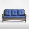 Gymojoy Outdoor 3-Seat Sofa PE Wicker Sofa Rattan Patio Sofa Couch For Garden - 3 of 4