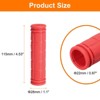 Unique Bargains Rubber Non-Slip Mushroom Bike Fit 7/8" Handlebar Grips 4.53" 1 Pair - 2 of 4
