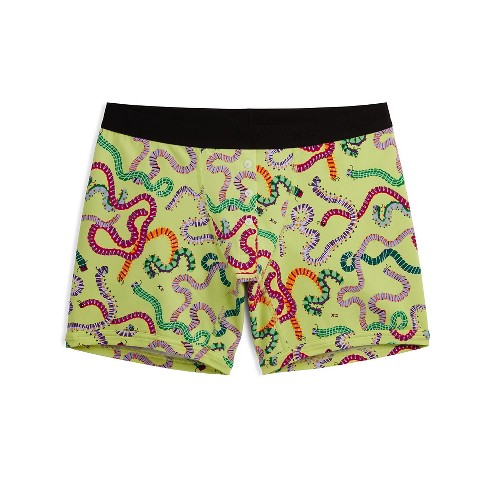 Tomboyx 6 Fly Boxer Briefs Underwear, Cotton Stretch Comfortable Boy  Shorts (xs-6x) Cool Caterpillars 6x Large : Target
