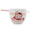 Silver Buffalo Sanrio Hello Kitty x Nissin Cup Noodles 20-Ounce Ramen Bowl and Chopstick Set - image 2 of 4