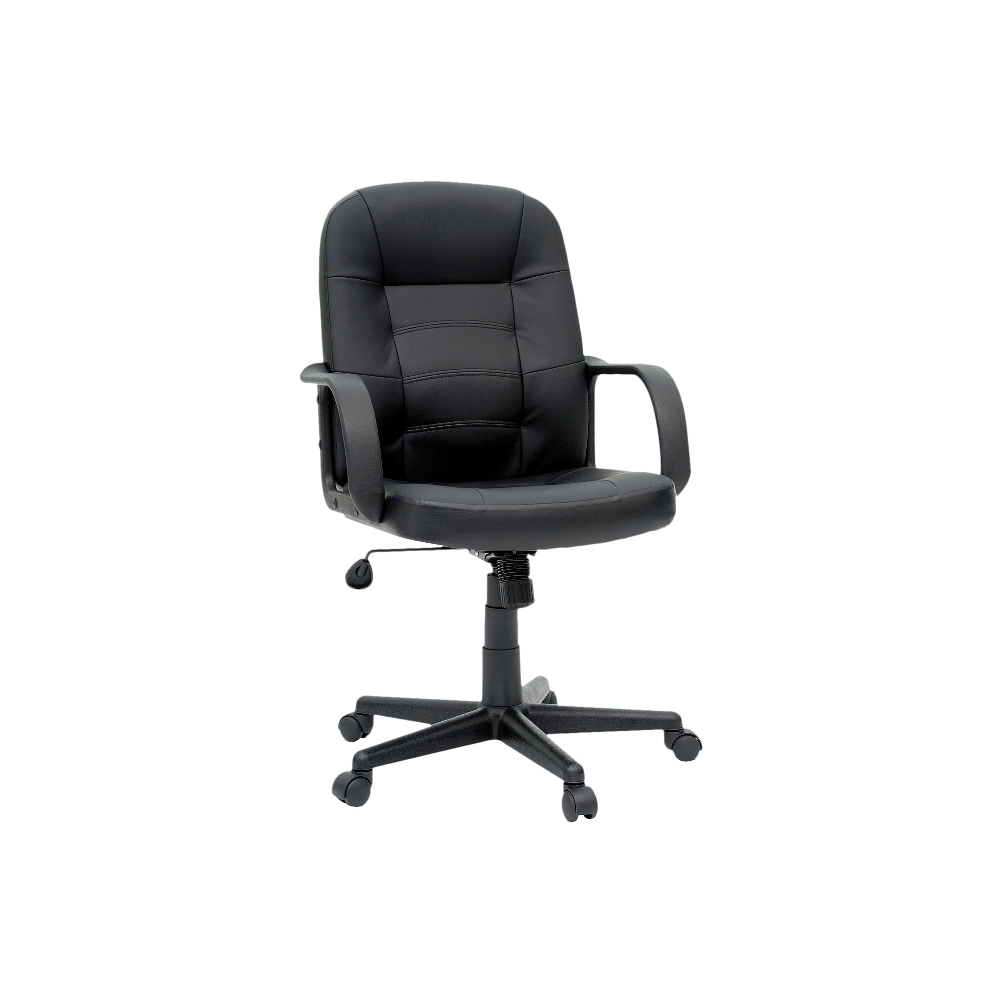 Office Chair Bonded Leather Black - Room Essentials™