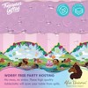 Treasures Gifted Afro Unicorn Tablecloth - 54in x 108in Table Cloth - Afro Unicorn Birthday Party Decorations - 3 of 4