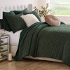 Greenland Home Fashions Velvet Crush Forest Quilt Bedding Set Green - 2 of 4