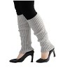 INSPIRE CHIC Women's Knitted Solid Color Warm Knee High Length Ribbed Leg Warmers - 3 of 4