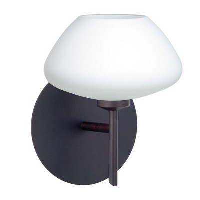 Besa Lighting Peri 1 - Light Wall Light in  Bronze