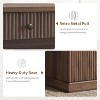 COZONY 60" Modern Office Executive Desk with Fluted Wood Top, File Cabinet & Drawers, Spacious Storage Writing Desk for Home Office, Study & Bedroom - 4 of 4