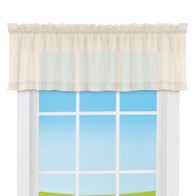 Collections Etc Elegant Sheer Voile Rod Pocket Window Valance Beige   GUEST 9bbab126 23e7 467c 8585 C6eea44436a8