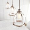 Quorum Lighting Banded Dome 1 - Light Pendant in  Satin Nickel - 2 of 3