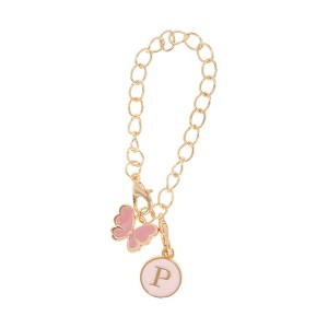 Unique Bargains Butterfly Heart Cup Chain Charm Water Cup Pendant 1 Pc - 1 of 4