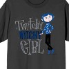 Coraline Twisty Witchy Girl Crew Neck Short Sleeve Men's Charcoal T-shirt - 2 of 3