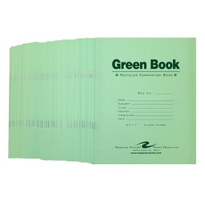 Roaring Spring Recycled Exam Books, Various Sizes and Sheet Counts Wide Ruled with Margin, Proudly Made in the USA! - 1 of 1