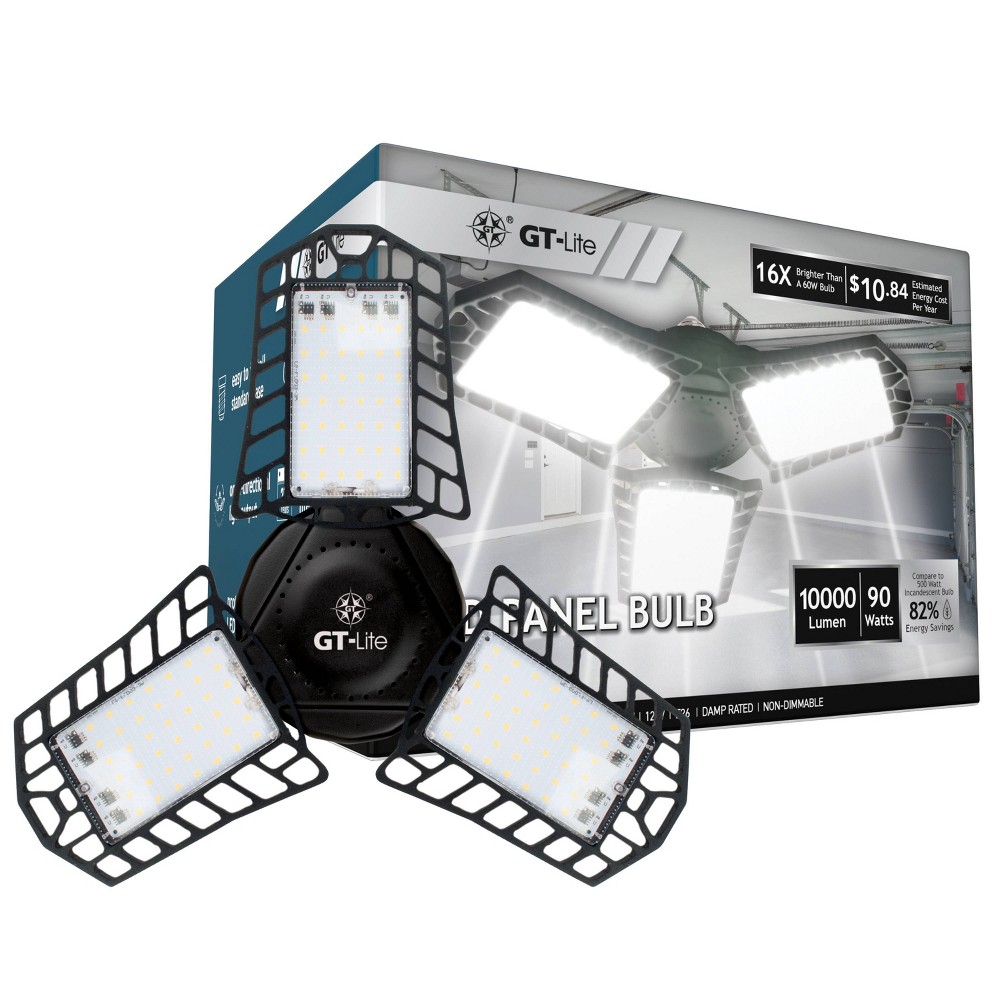 GT-Lite 10000 Lumen 5K LED 3-Panel Bulb E26