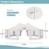 EROMMY 29.5 Ft. W × 23.5 Ft. D Metal Party Tent - 3 of 4