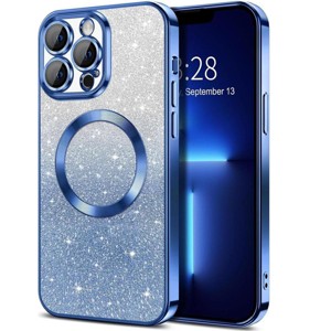 Entronix [Magnetic] Case Compatible with iPhone 14 Pro Max - [Clear Back] Luxury Glossy Cover - 1 of 2