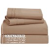 Clara Clark Bed Sheets, Premier 1800 Series 4 Piece Bed Sheet Set, Deep Pocket Luxury Soft Bedding Sheets & Pillowcases - 2 of 4