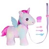 Barbie Walk with Me Allicorn Plush Toy with Lights and Sound, Stuffed Animal Set with Accessories - 2 of 4