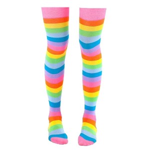 Striped Patterned - Over the Knee Socks - from the Sock Panda (Women's Sizes, Adult Medium) - 1 of 2