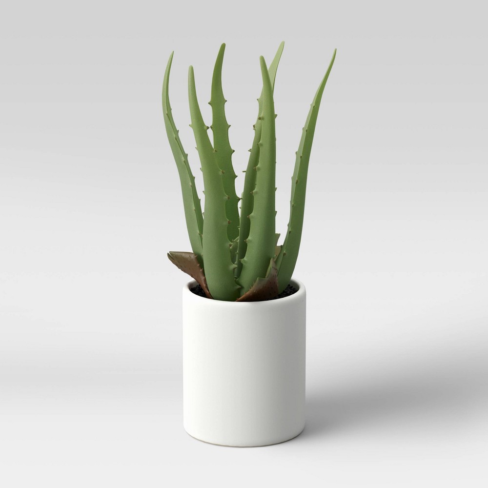 10" x 5" Artificial Aloe Plant Arrangement - Threshold™