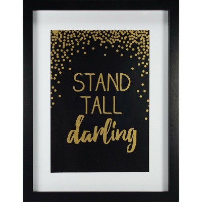 RoomMates Framed Wall Poster Prints Stand Tall - Gold