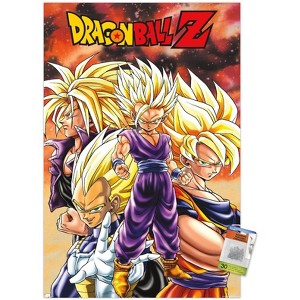 Trends International Dragon Ball Z - Saiyans Unframed Wall Poster Prints - 1 of 4