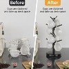 8-hook vertical wooden mug holder, perfect for organizing kitchen cups with ears - 4 of 4