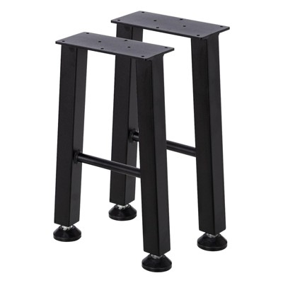 Table Legs Replacement Heavy Duty Square Tube Desk Legs Furniture Legs , Heavy Duty Sturdy Leg,Dining Table Set of 2