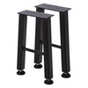 Table Legs Replacement Heavy Duty Square Tube Desk Legs Furniture Legs , Heavy Duty Sturdy Leg,Dining Table Set of 2 - 2 of 4