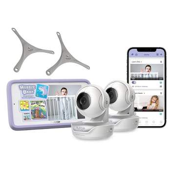 Hubble Connected Nursery Pal Deluxe 5" Smart HD Twin Baby Monitor