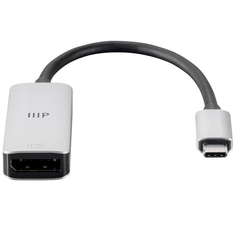 Monoprice USB-C DisplayPort Adapter 4K DisplayPort - Aluminum Body, Compact, Plug and Play - Consul Series, 3 of 7
