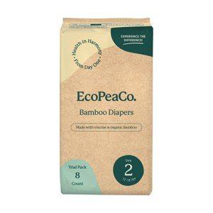 EcoPeaCo. Bamboo Disposable Diapers Made with Organic Bamboo and Viscose - 1 of 4