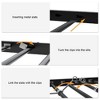 Kumasinova Twin Over Full Metal Bunk Bed with Trundle – Black Frame, No Box Spring Needed, Metal Bed Frame with Guardrails & 2 Ladders for Kids - 4 of 4